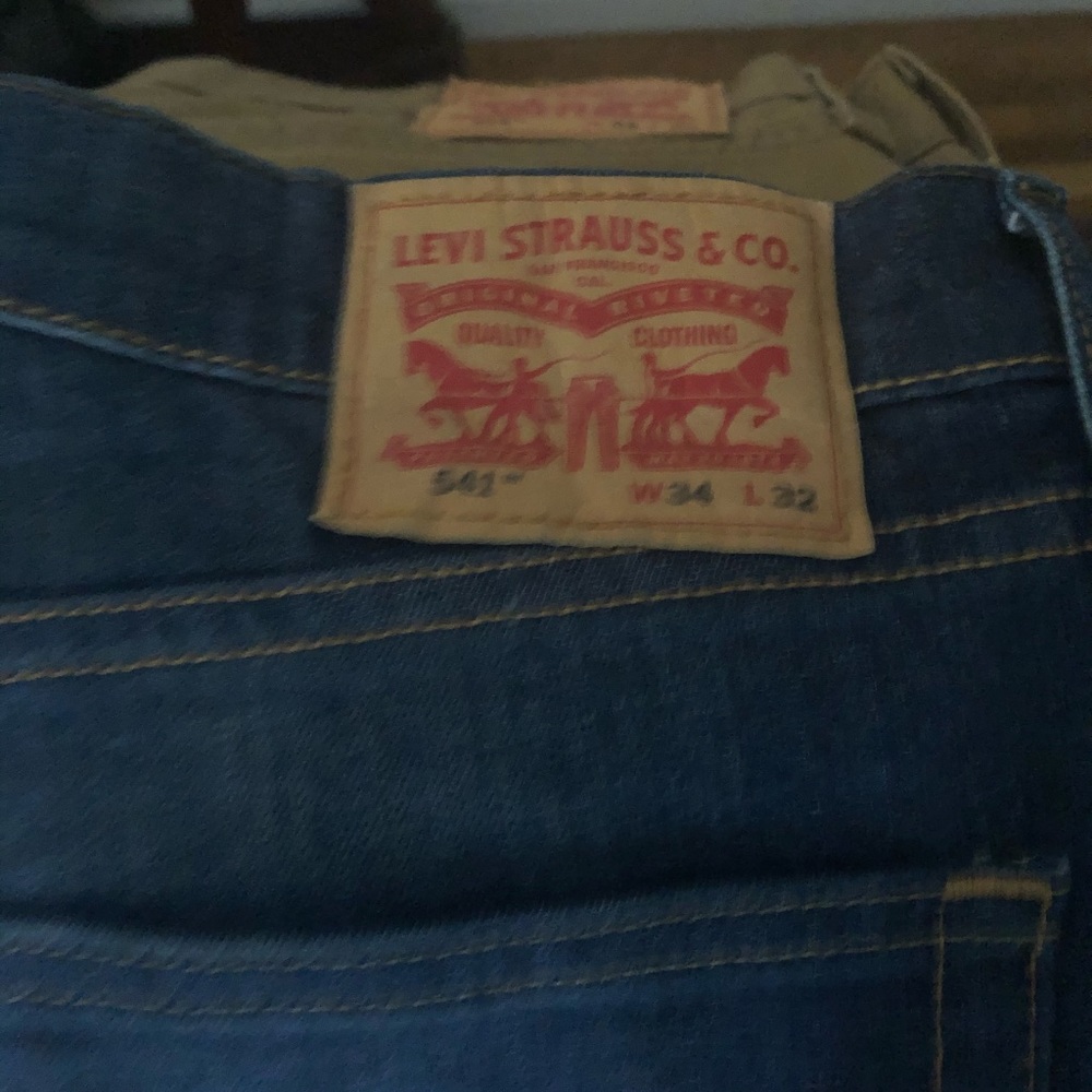 New Levi’s Bark Blue Jeans View 3